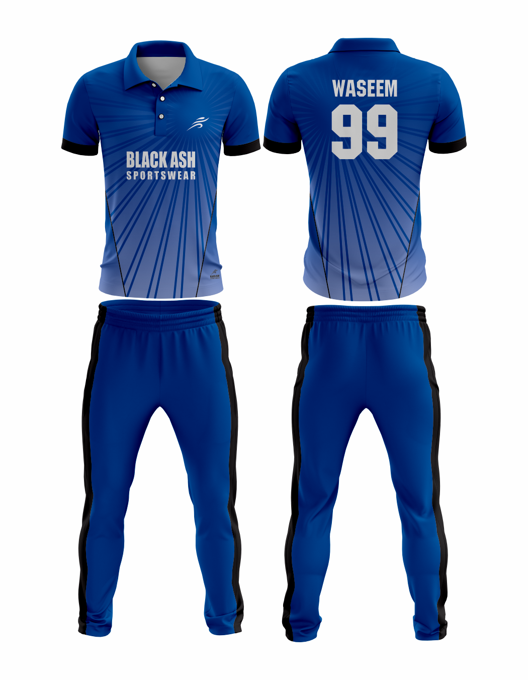 CRIC-2037 Custom Cricket Uniform: Premium Quality & Personalized Design