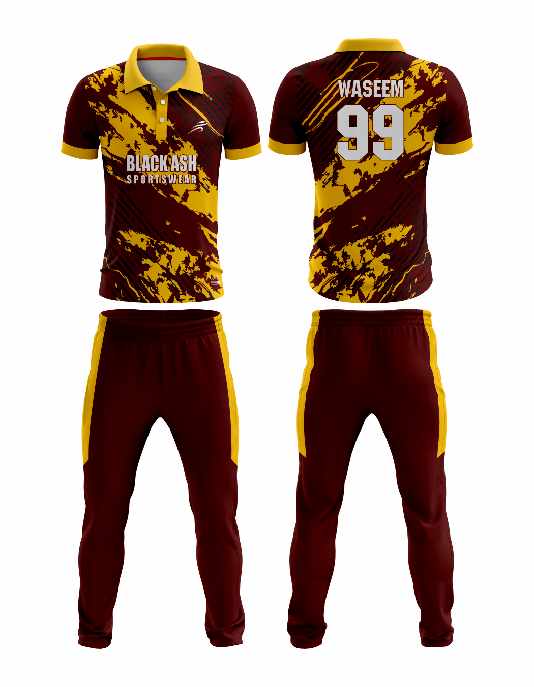 CRIC-2002 Custom Cricket Uniform: Premium Quality & Personalized Design