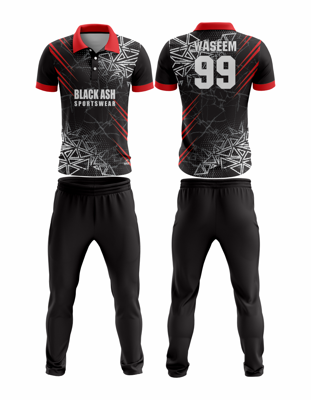 CRIC-2064 Custom Cricket Uniform: Premium Quality & Personalized Design