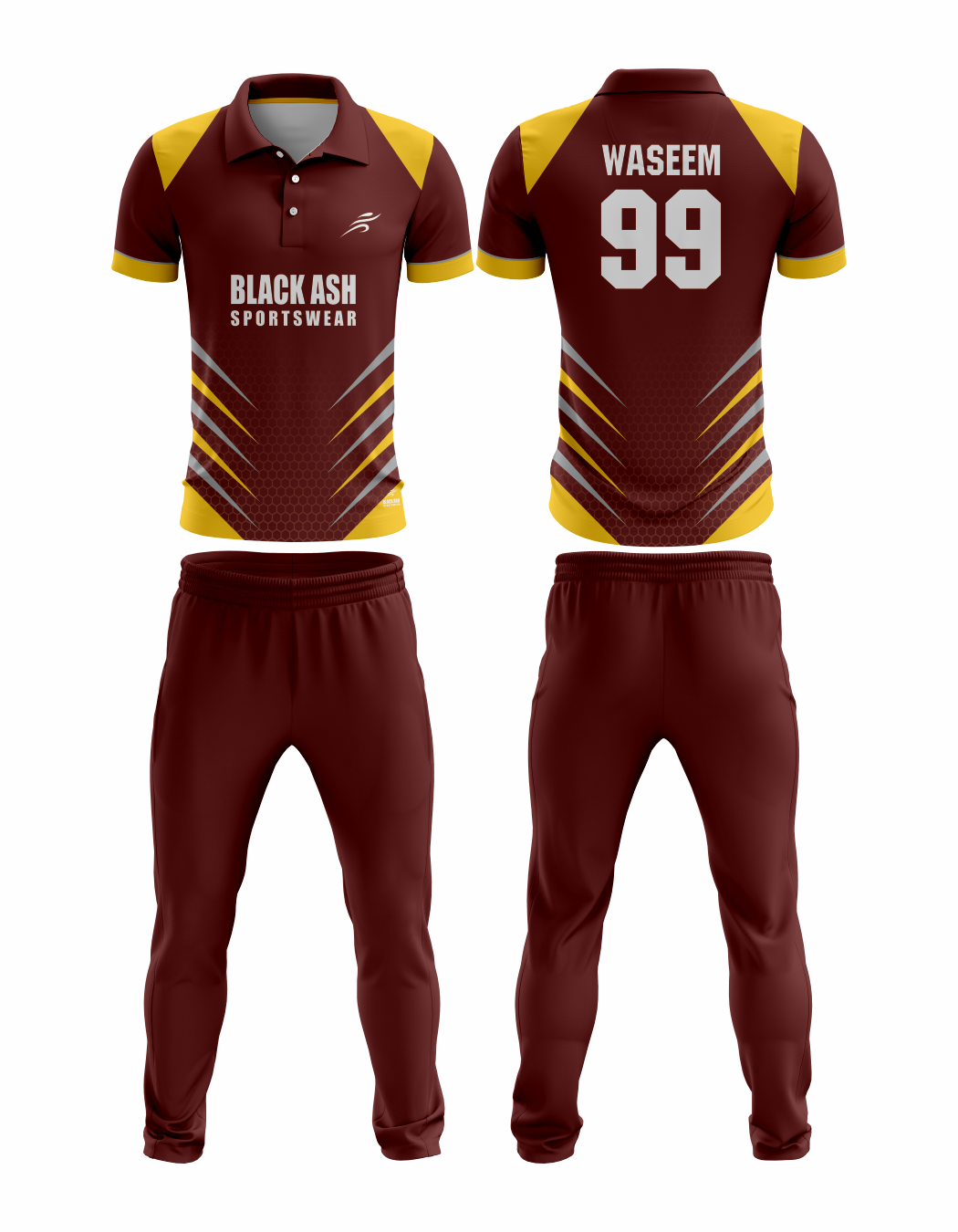CRIC-2036 Custom Cricket Uniform: Premium Quality & Personalized Design