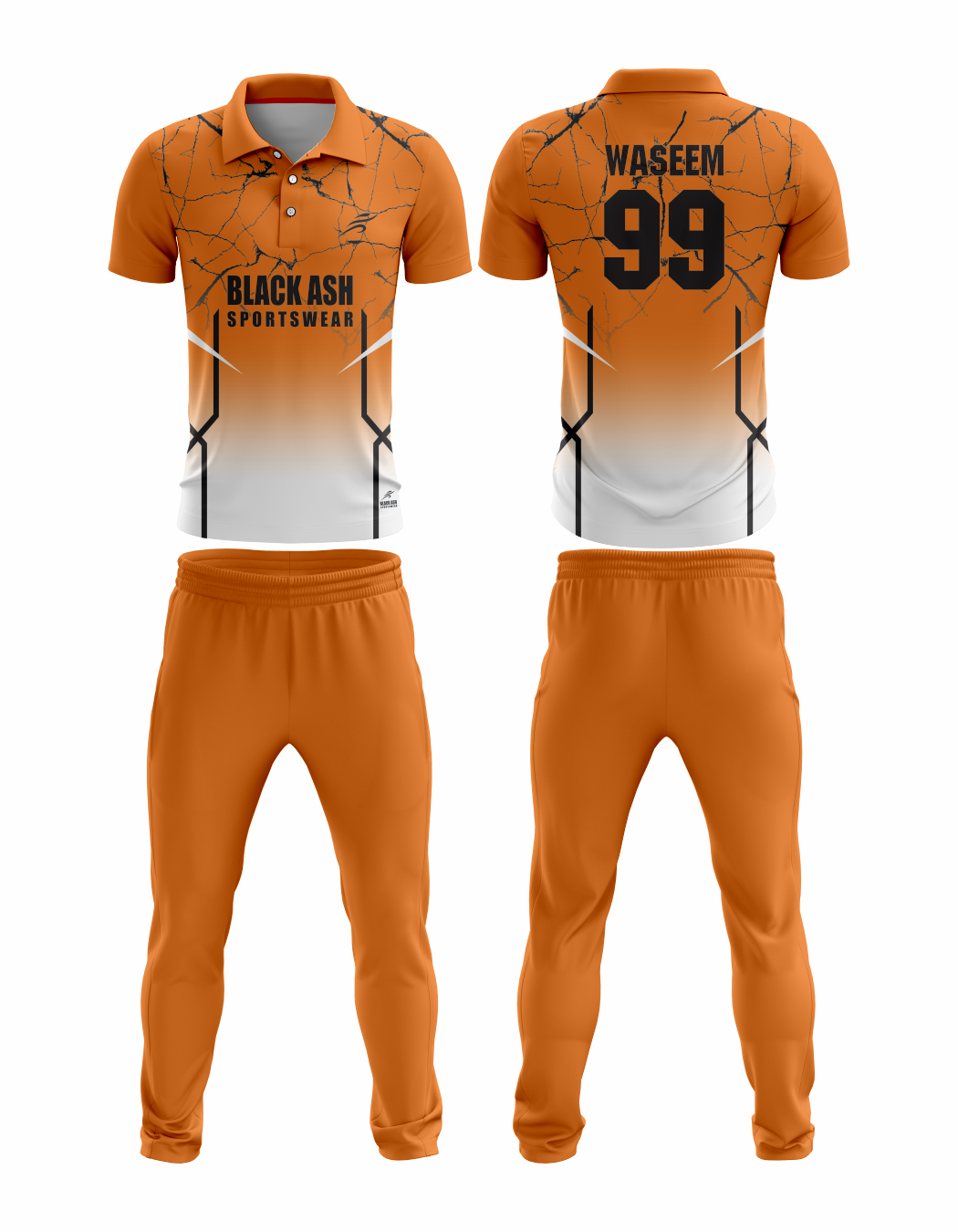 CRIC-2045 Custom Cricket Uniform: Premium Quality & Personalized Design