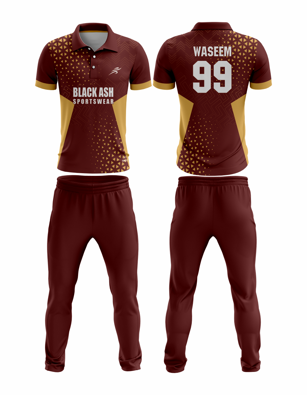CRIC-2061 Custom Cricket Uniform: Premium Quality & Personalized Design