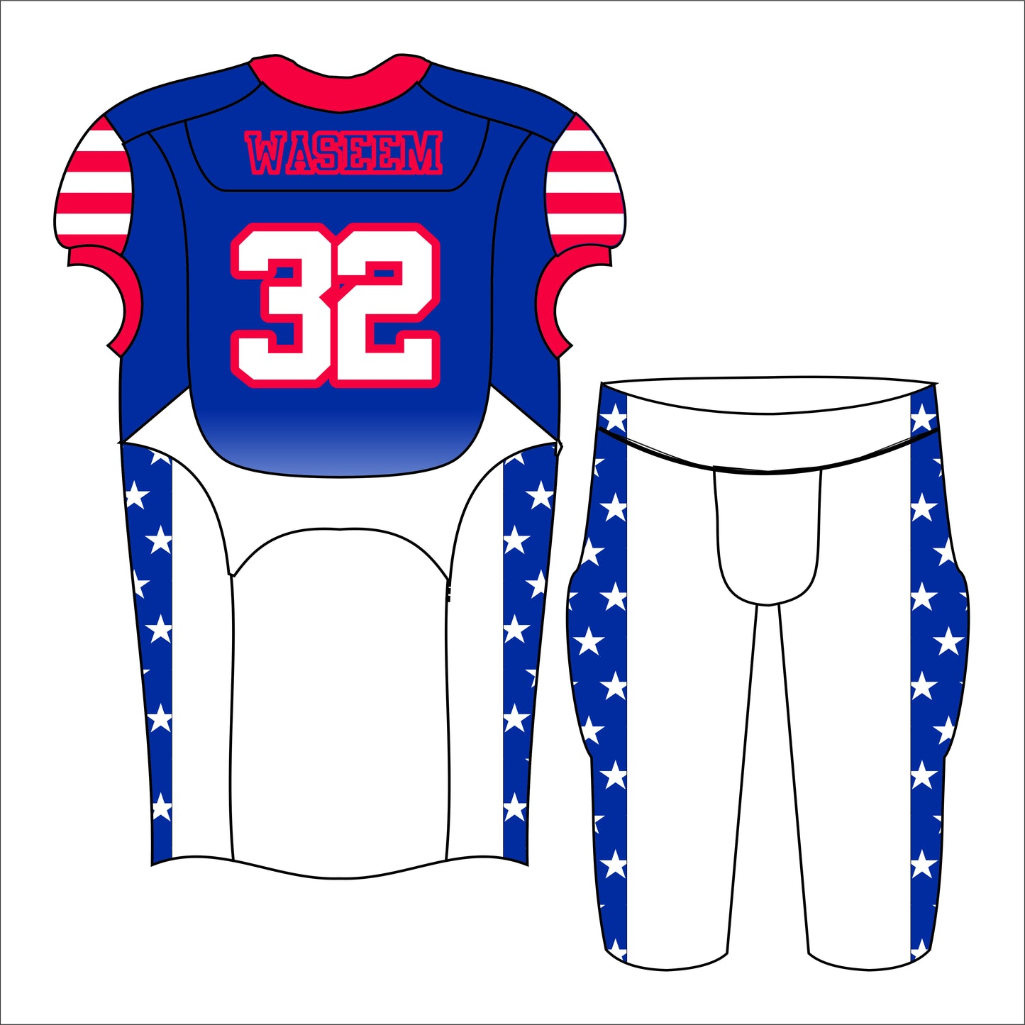 FOT-005 Custom Football Uniform: Premium Quality & Personalized Design