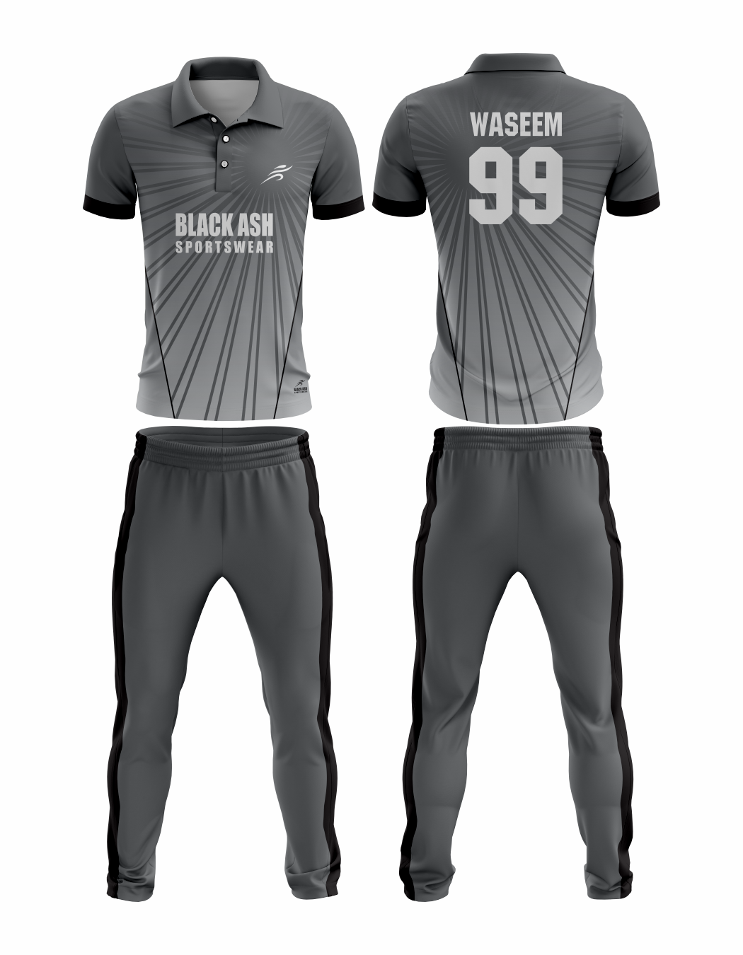 CRIC-2037 Custom Cricket Uniform: Premium Quality & Personalized Design