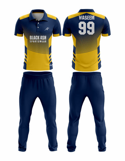 CRIC-2047 Custom Cricket Uniform: Premium Quality & Personalized Design