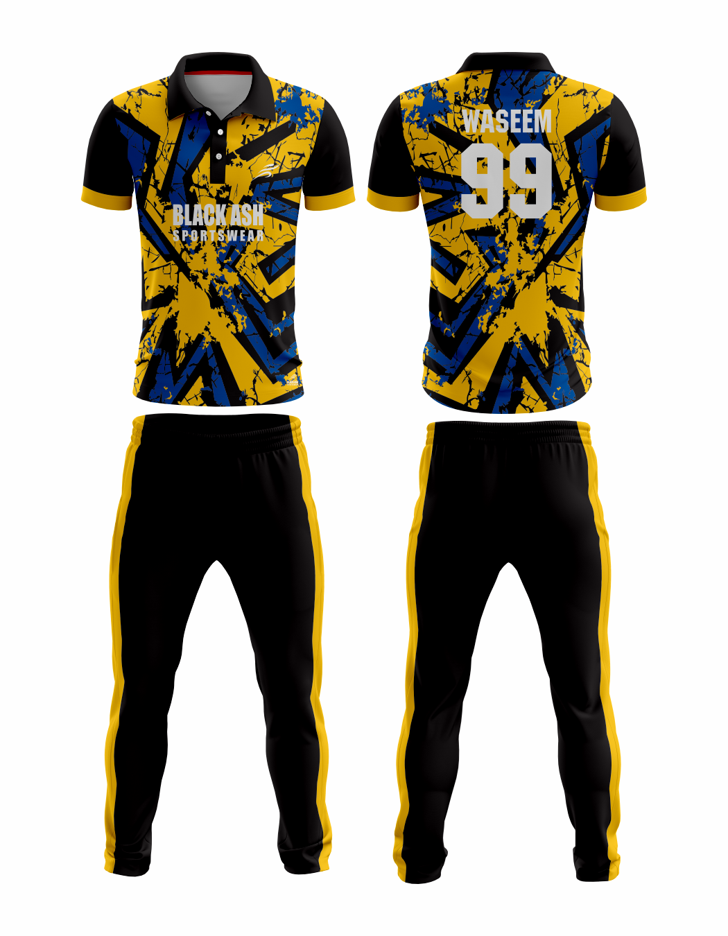 CRIC-2001 Custom Cricket Uniform: Premium Quality & Personalized Design