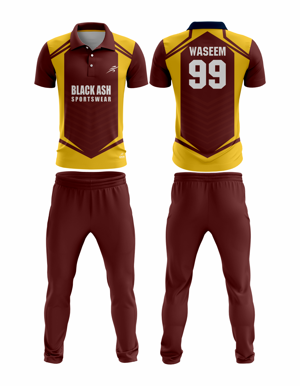 CRIC-2039 Custom Cricket Uniform: Premium Quality & Personalized Design
