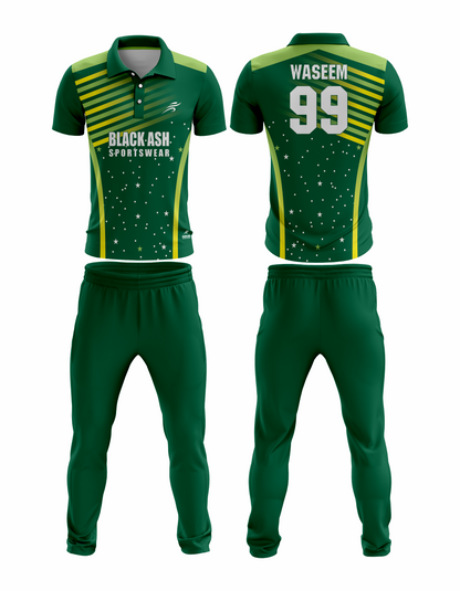CRIC-2069 Custom Cricket Uniform: Premium Quality & Personalized Design