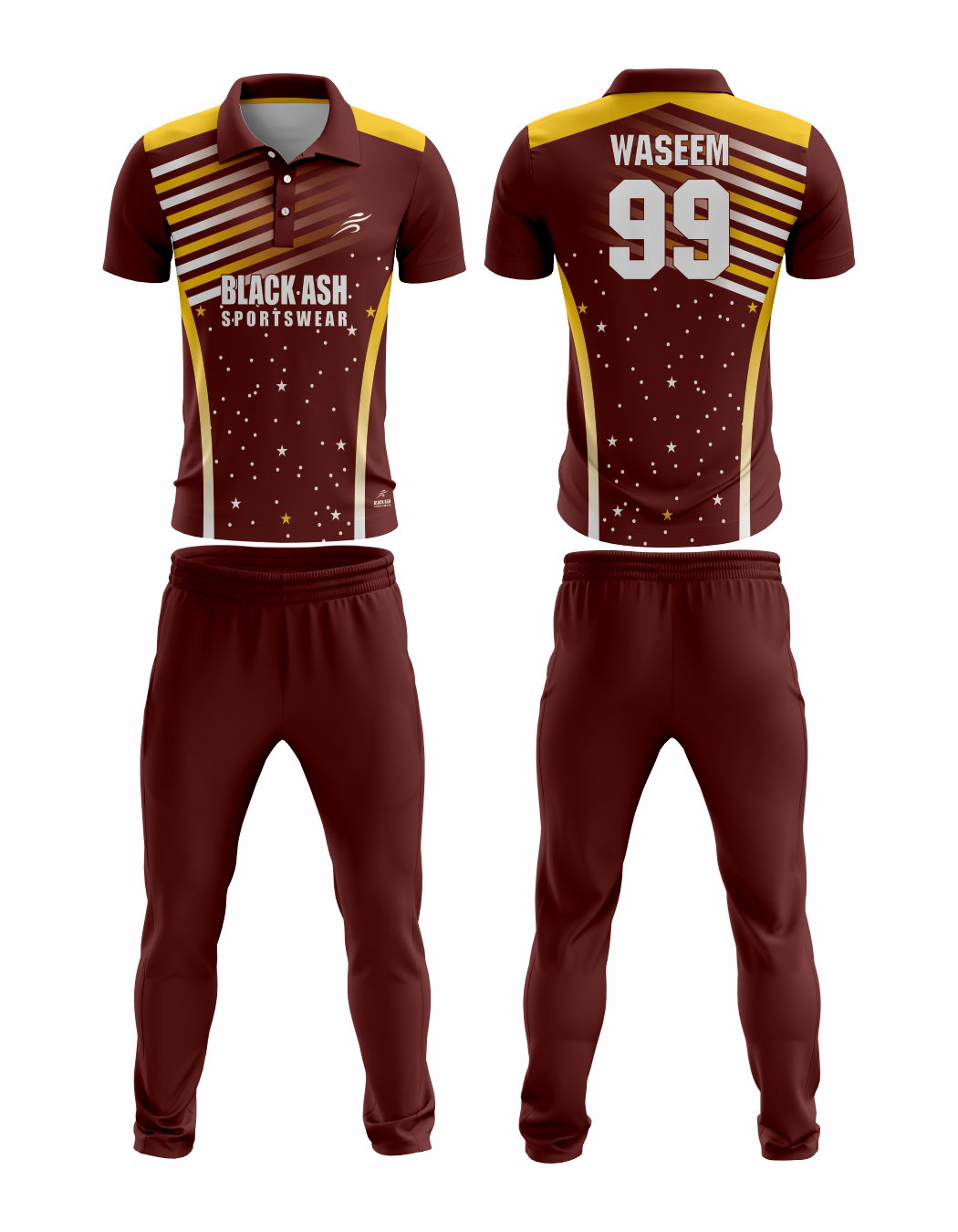CRIC-2069 Custom Cricket Uniform: Premium Quality & Personalized Design