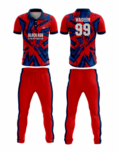 CRIC-2001 Custom Cricket Uniform: Premium Quality & Personalized Design
