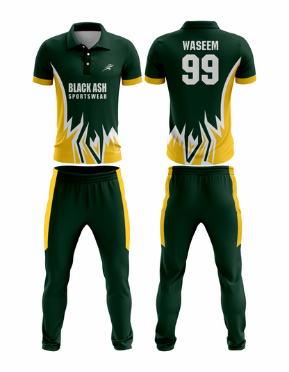 CRIC-2032 Custom Cricket Uniform: Premium Quality & Personalized Design