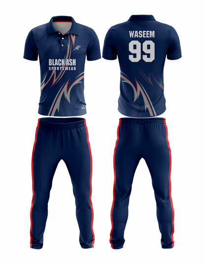 CRIC-2028 Custom Cricket Uniform: Premium Quality & Personalized Design
