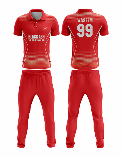 CRIC-2040 Custom Cricket Uniform: Premium Quality & Personalized Design
