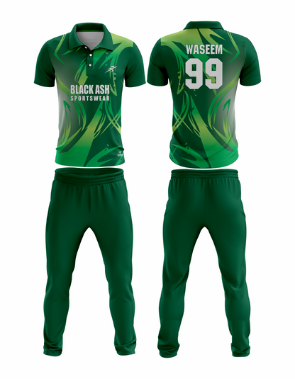 CRIC-2066 Custom Cricket Uniform: Premium Quality & Personalized Design