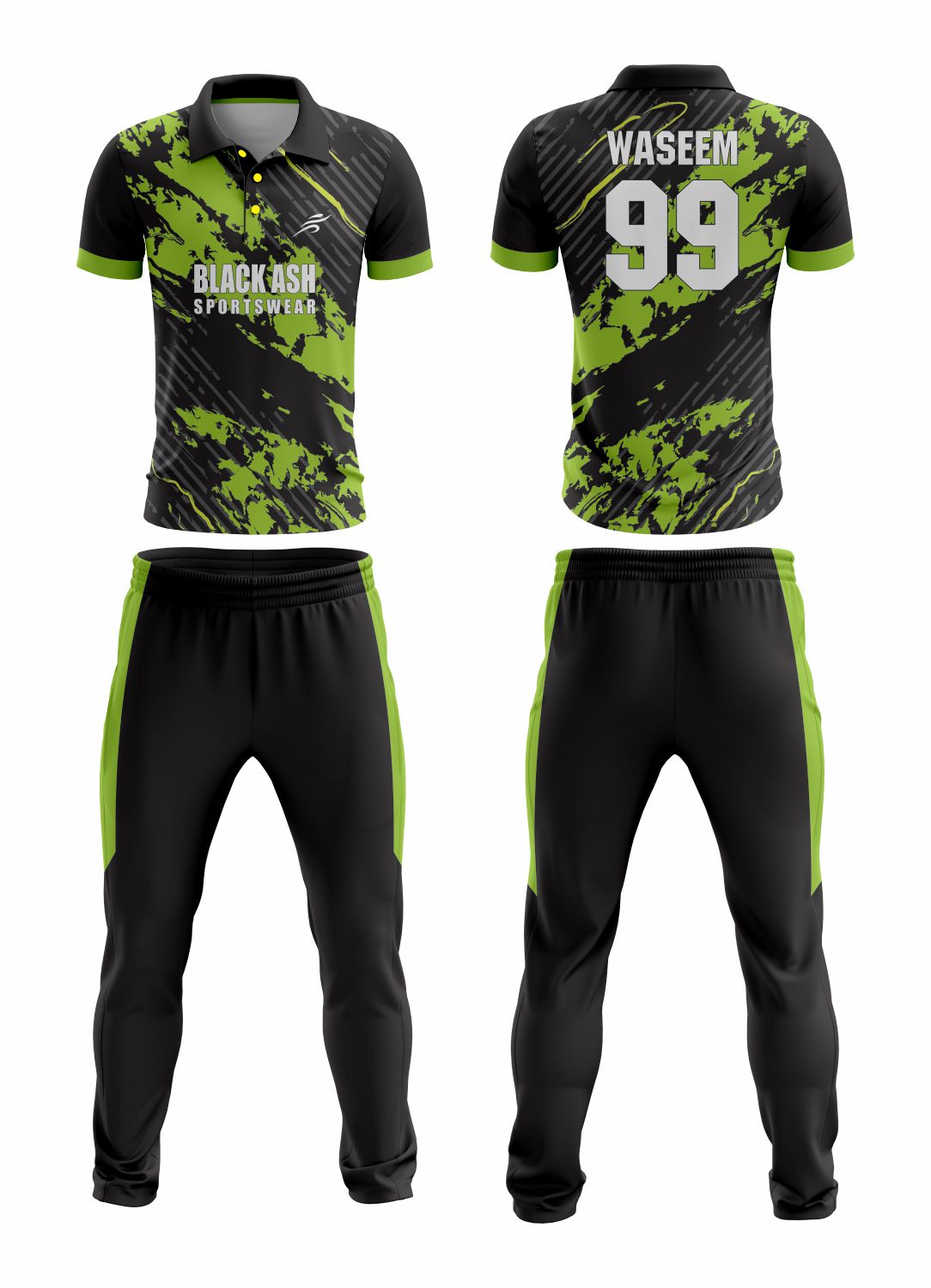 CRIC-2002 Custom Cricket Uniform: Premium Quality & Personalized Design