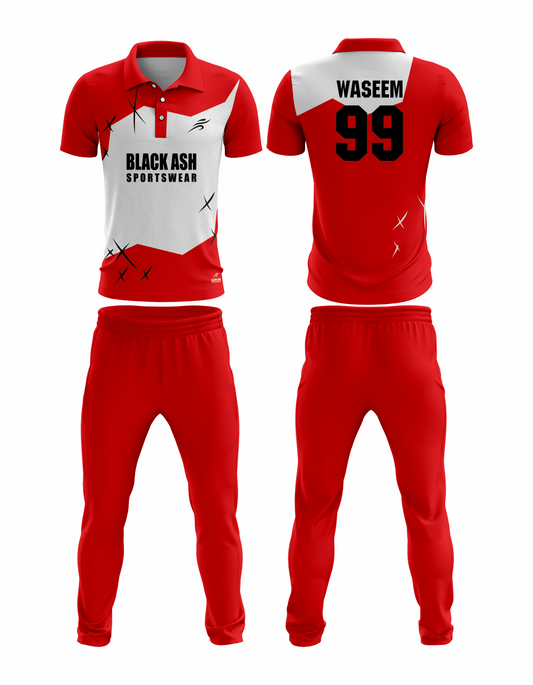 CRIC-2033 Custom Cricket Uniform: Premium Quality & Personalized Design
