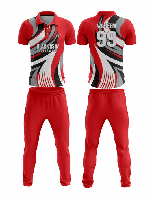CRIC-2065 Custom Cricket Uniform: Premium Quality & Personalized Design