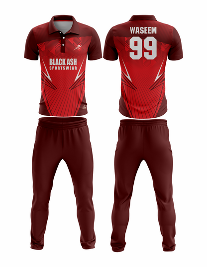 CRIC-2058 Custom Cricket Uniform: Premium Quality & Personalized Design