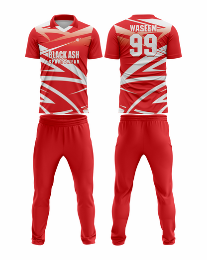 CRIC-2075 Custom Cricket Uniform: Premium Quality & Personalized Design