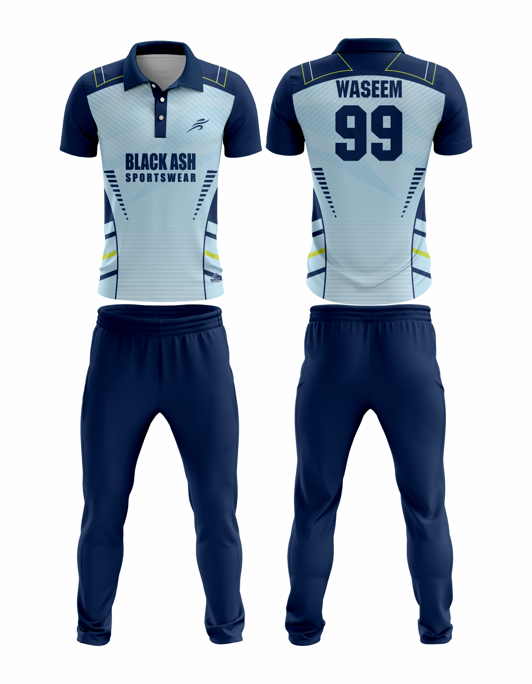 CRIC-2035 Custom Cricket Uniform: Premium Quality & Personalized Design