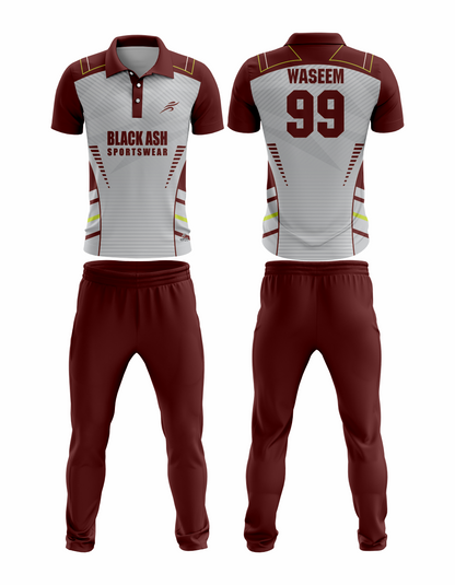 CRIC-2035 Custom Cricket Uniform: Premium Quality & Personalized Design