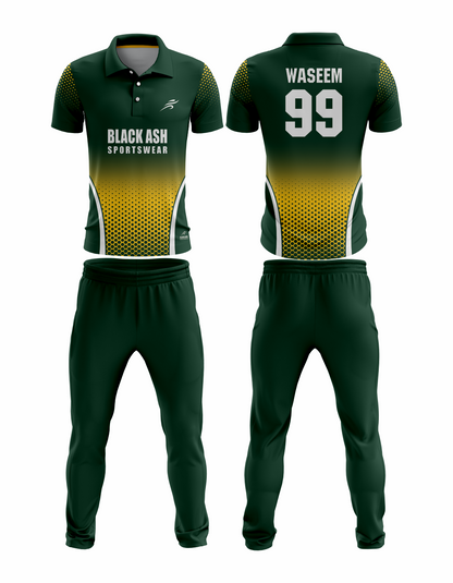 CRIC-2042 Custom Cricket Uniform: Premium Quality & Personalized Design