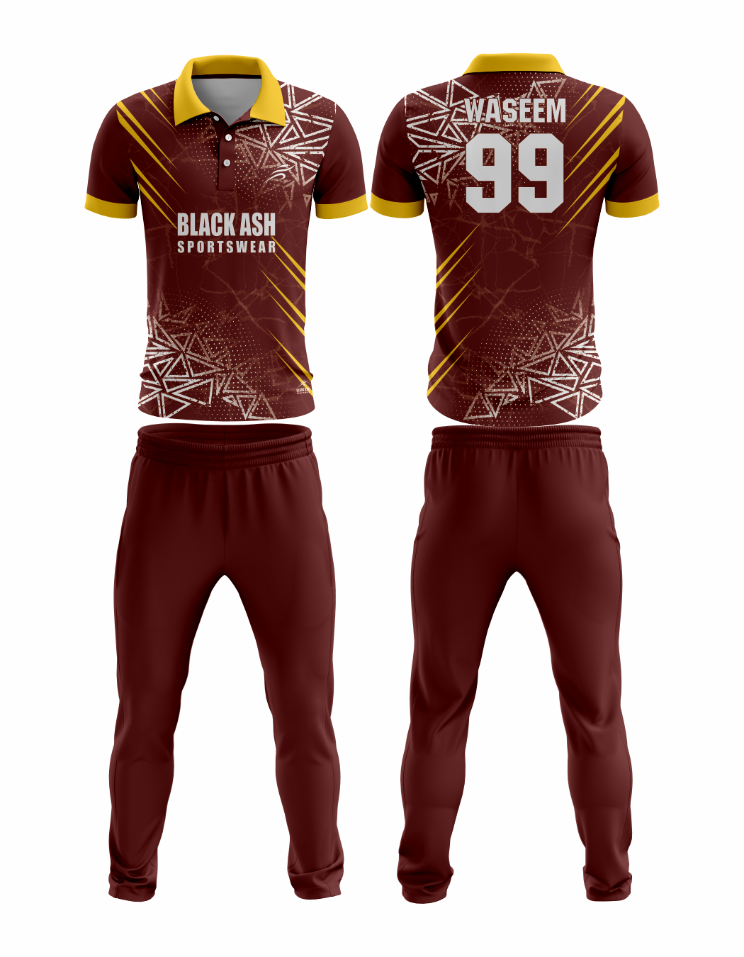 CRIC-2064 Custom Cricket Uniform: Premium Quality & Personalized Design