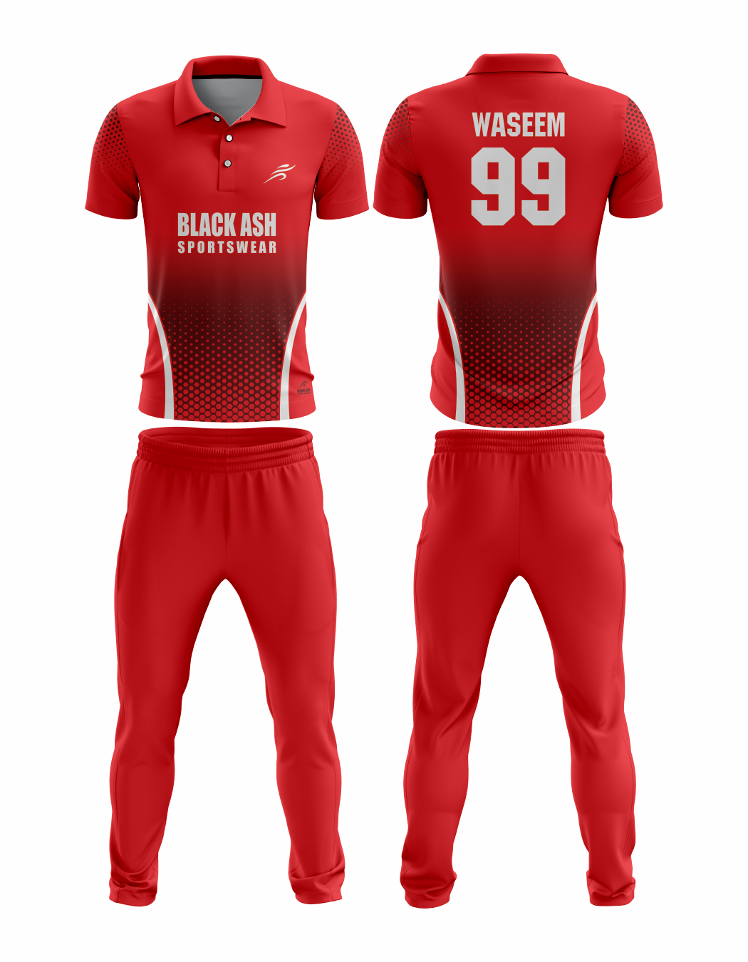 CRIC-2042 Custom Cricket Uniform: Premium Quality & Personalized Design
