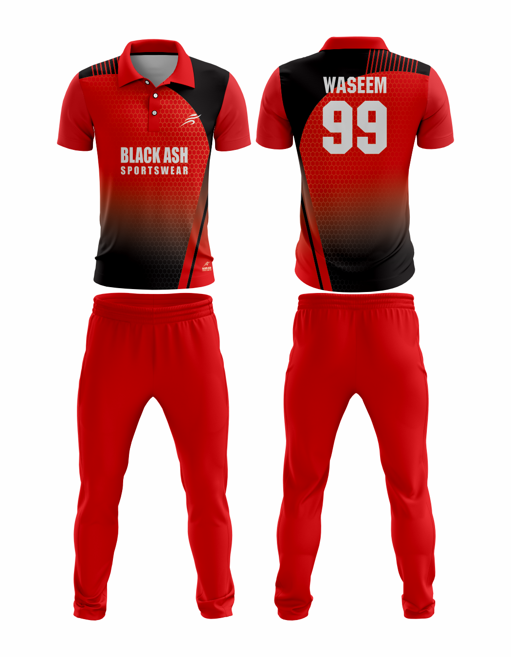CRIC-2038 Custom Cricket Uniform: Premium Quality & Personalized Design