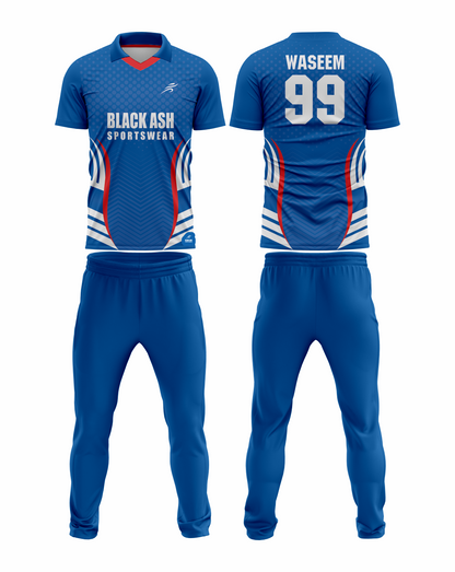 CRIC-2076 Custom Cricket Uniform: Premium Quality & Personalized Design