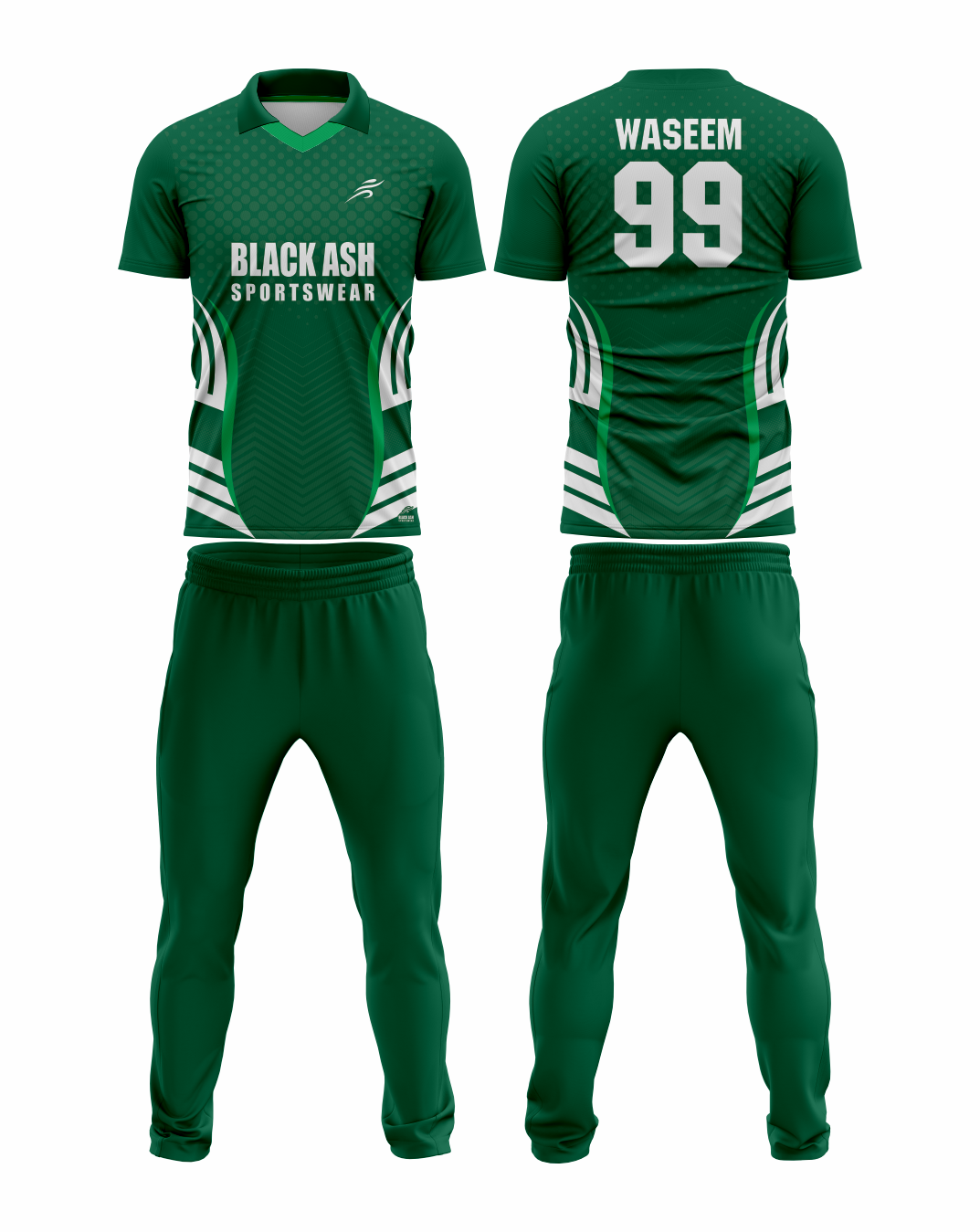 CRIC-2076 Custom Cricket Uniform: Premium Quality & Personalized Design