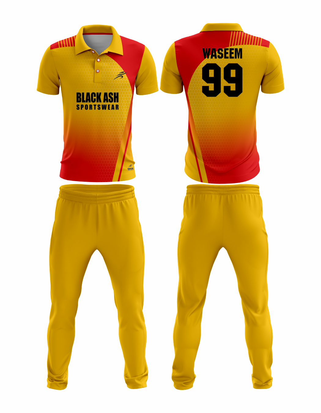 CRIC-2038 Custom Cricket Uniform: Premium Quality & Personalized Design