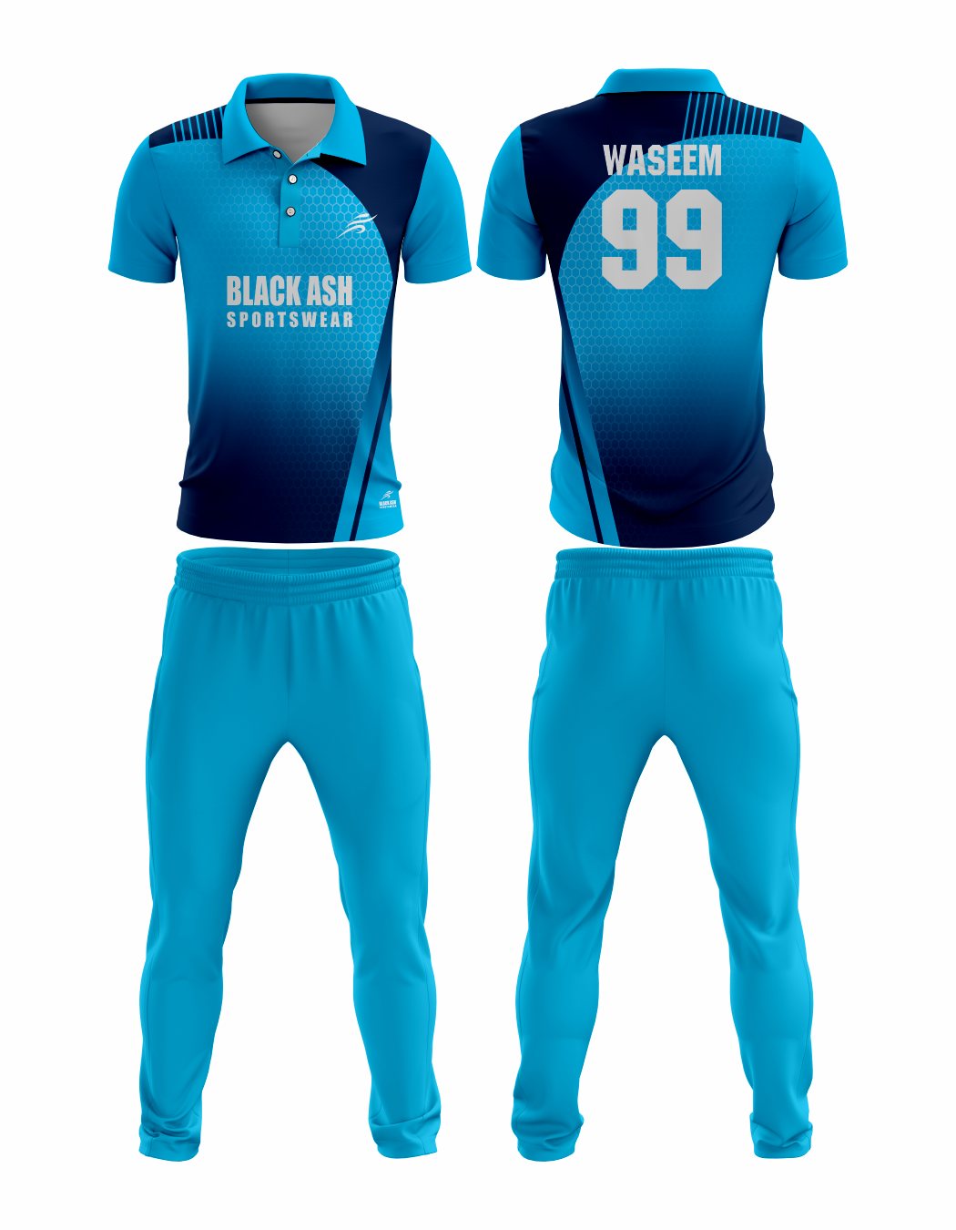 CRIC-2038 Custom Cricket Uniform: Premium Quality & Personalized Design