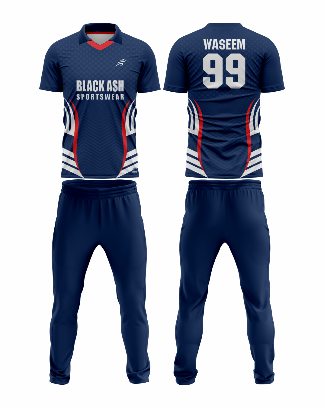 CRIC-2076 Custom Cricket Uniform: Premium Quality & Personalized Design