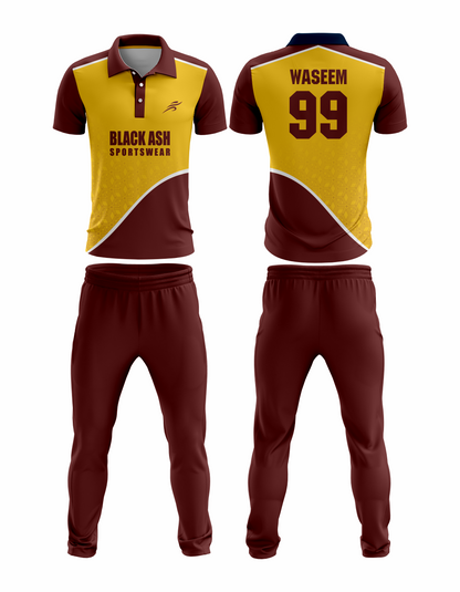 CRIC-2043 Custom Cricket Uniform: Premium Quality & Personalized Design