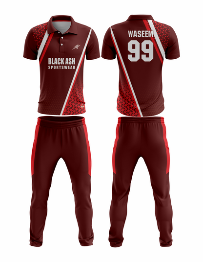 CRIC-2051 Custom Cricket Uniform: Premium Quality & Personalized Design