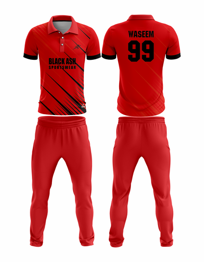 CRIC-2034 Custom Cricket Uniform: Premium Quality & Personalized Design