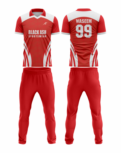 CRIC-2077 Custom Cricket Uniform: Premium Quality & Personalized Design