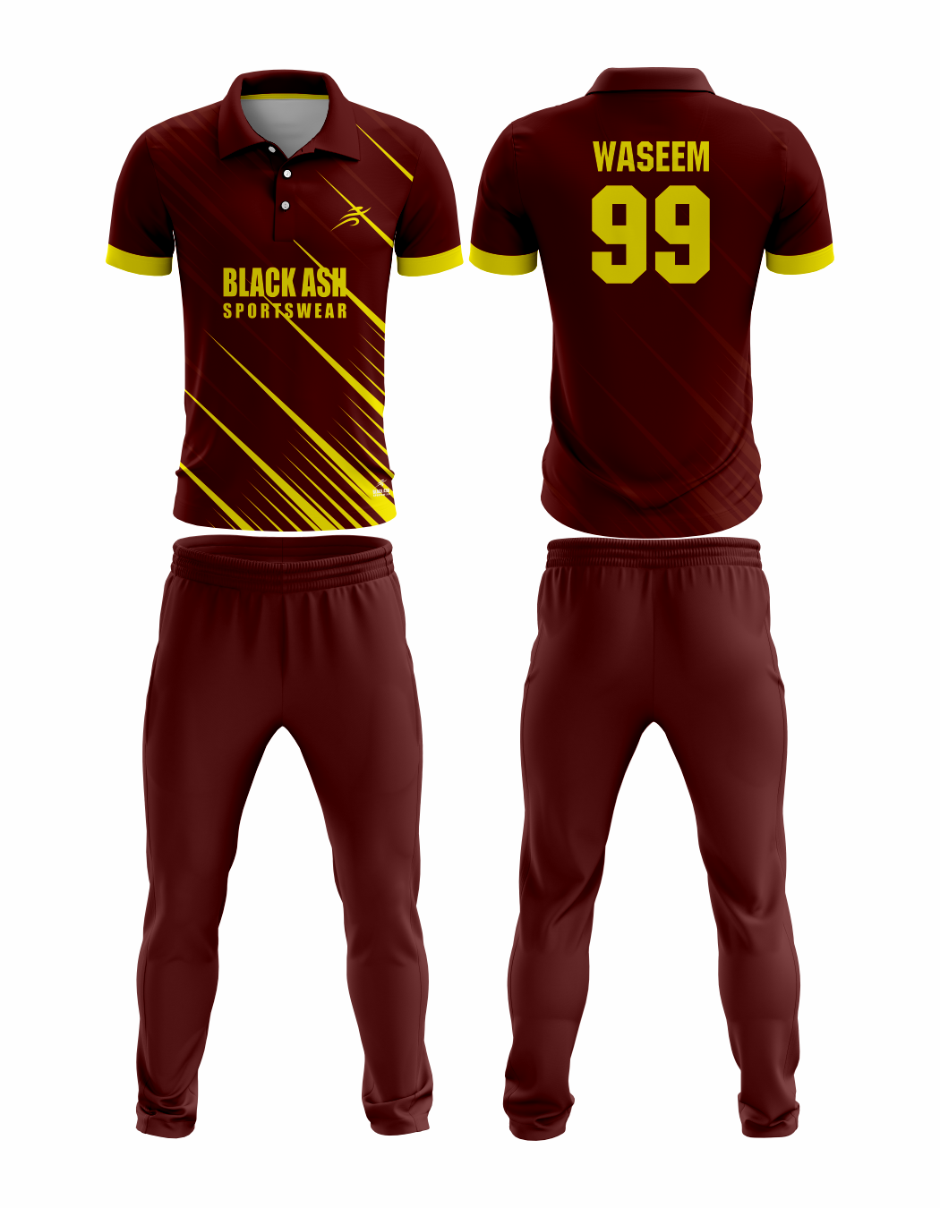 CRIC-2034 Custom Cricket Uniform: Premium Quality & Personalized Design