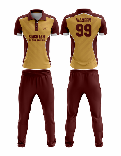 CRIC-2044 Custom Cricket Uniform: Premium Quality & Personalized Design