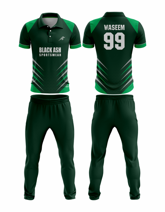 CRIC-2036 Custom Cricket Uniform: Premium Quality & Personalized Design