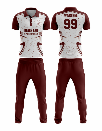 CRIC-2053 Custom Cricket Uniform: Premium Quality & Personalized Design