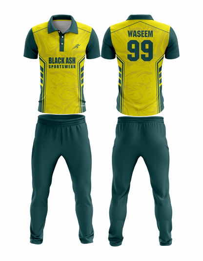 CRIC-2071 Custom Cricket Uniform: Premium Quality & Personalized Design