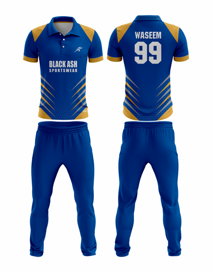 CRIC-2036 Custom Cricket Uniform: Premium Quality & Personalized Design