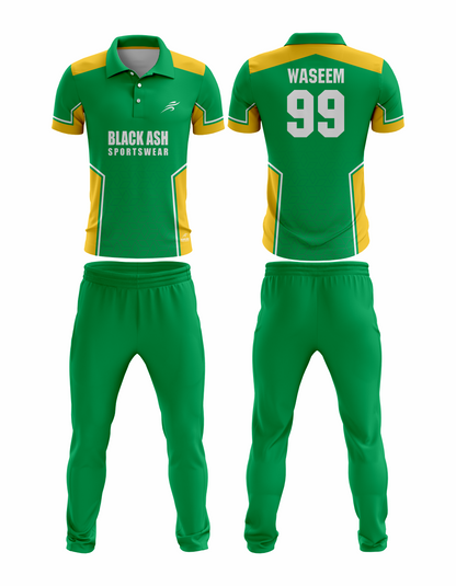 CRIC-2046 Custom Cricket Uniform: Premium Quality & Personalized Design