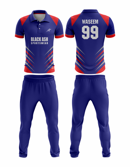 CRIC-2036 Custom Cricket Uniform: Premium Quality & Personalized Design