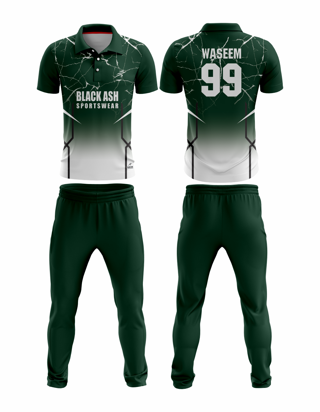 CRIC-2045 Custom Cricket Uniform: Premium Quality & Personalized Design