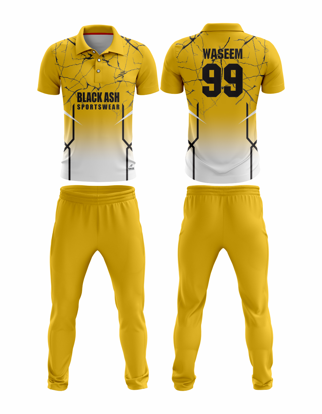 CRIC-2045 Custom Cricket Uniform: Premium Quality & Personalized Design