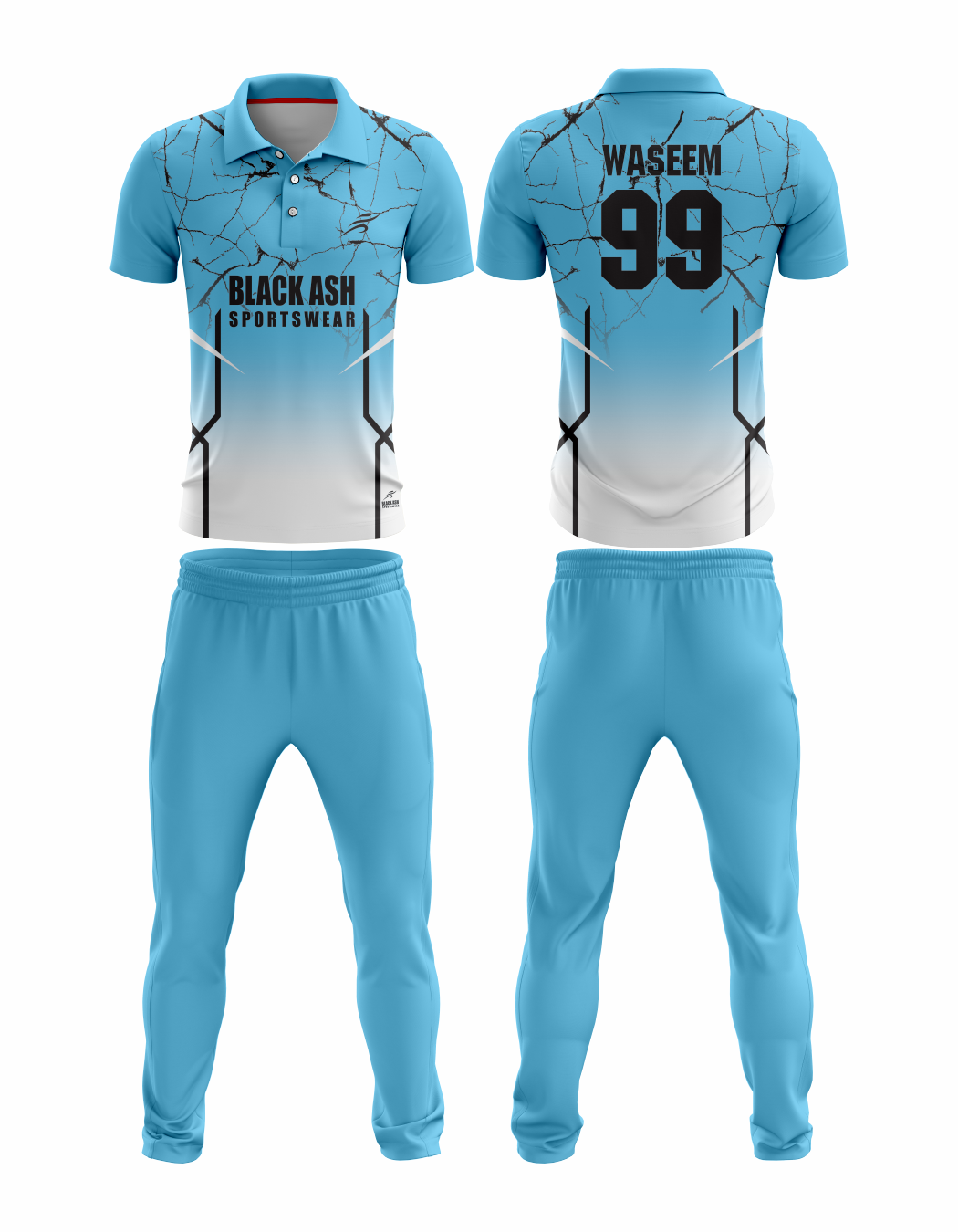 CRIC-2045 Custom Cricket Uniform: Premium Quality & Personalized Design