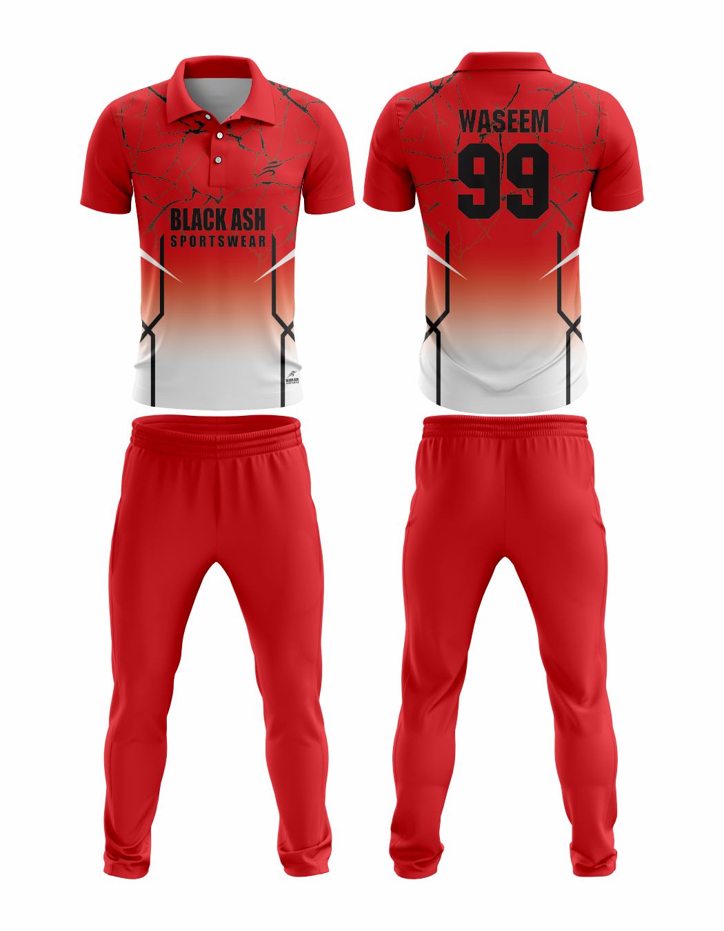 CRIC-2045 Custom Cricket Uniform: Premium Quality & Personalized Design